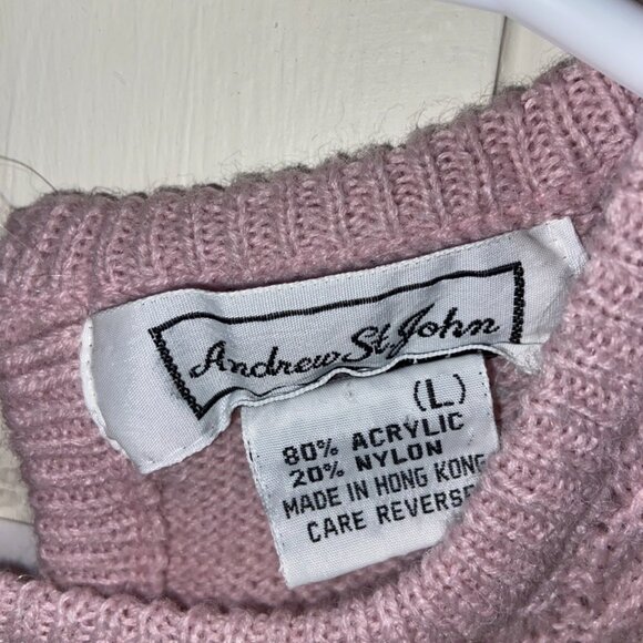 Lilac Sweater with Pearl button - Picture 3 of 3